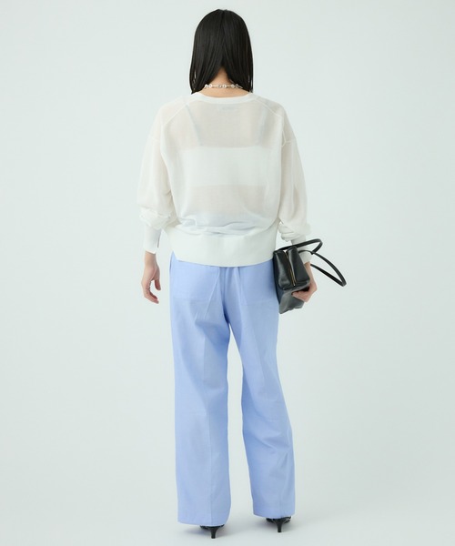 Chaos（カオス）の「Chaos(カオス)/キルシェニットカーディガン（カーディガン/ボレロ・レディース・ホワイト/ピンク/ブラック・FREE）」の18枚目の写真