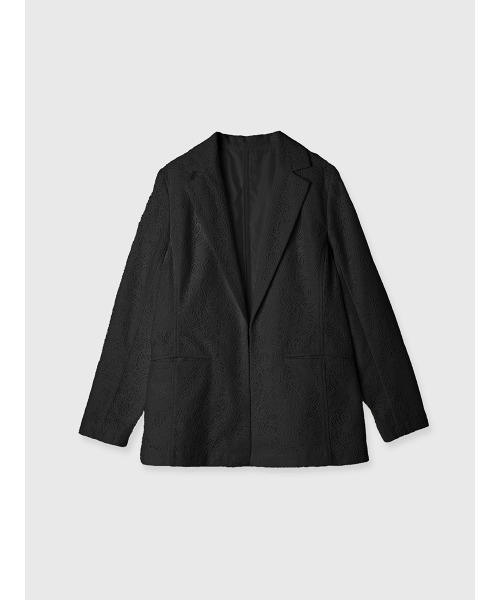 noir kei ninomiya ノーカラージャケット M ホワイト