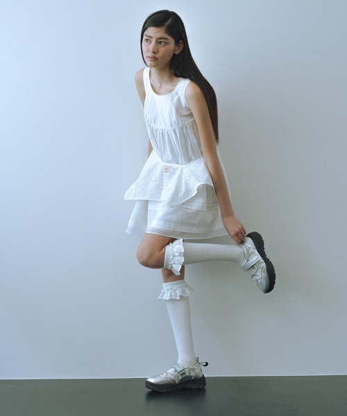 ROCKFISH WEATHERWEAR(ロックフィッシュウェザーウェア)の「BRYN VELCRO SNEAKRES(MESH)(スニーカー・レディース・ブラック/シルバー/ホワイト/シルバー系・23.0cm/23.5cm/24.0cm/24.5cm/25.0cm)」の22枚目の写真
