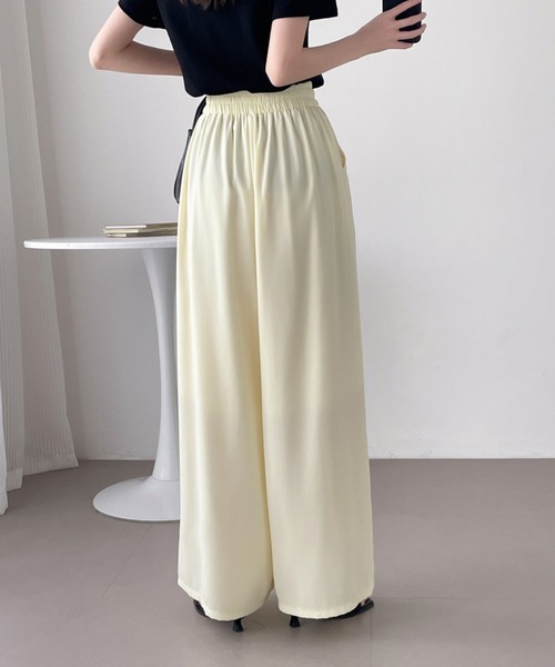 ABITOKYO（アビトーキョー）の「ルーズシルエットワイドパンツ（その他パンツ・レディース・アイボリー/オレンジ/ブラック・L/XL/M）」の7枚目の写真