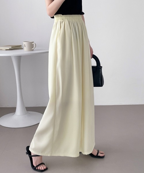 ABITOKYO（アビトーキョー）の「ルーズシルエットワイドパンツ（その他パンツ・レディース・アイボリー/オレンジ/ブラック・L/XL/M）」の8枚目の写真