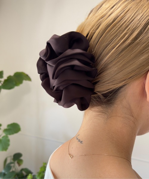 CELINE ヘアクリップ バレッタ セール】AsUsencE/アズユーセンススクエアリボン調バレッタ