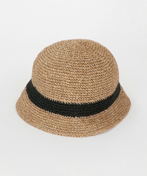 RACAL（ラカル）の「＜Racal＞ ペーパー チューリップ ハット（ハット・メンズ・ブラック/ナチュラル・FREE）」の5枚目の写真