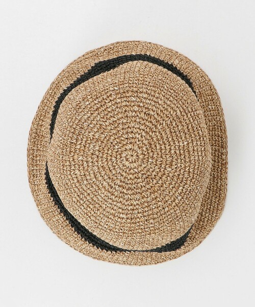 RACAL（ラカル）の「＜Racal＞ ペーパー チューリップ ハット（ハット・メンズ・ブラック/ナチュラル・FREE）」の7枚目の写真