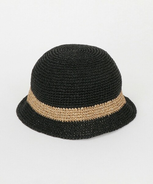 RACAL（ラカル）の「＜Racal＞ ペーパー チューリップ ハット（ハット・メンズ・ブラック/ナチュラル・FREE）」の11枚目の写真