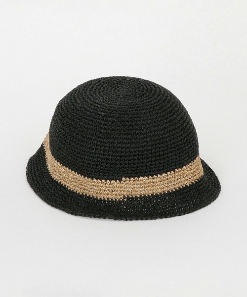 RACAL（ラカル）の「＜Racal＞ ペーパー チューリップ ハット（ハット・メンズ・ブラック/ナチュラル・FREE）」の12枚目の写真