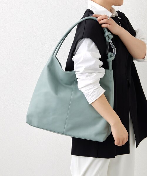 セール】《本革》しずくパーツワンハンドルバッグ（トートバッグ