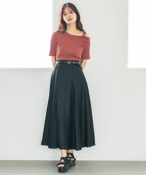 mysty woman（ミスティウーマン）の「メタルバックルベルト　492353（ベルト・レディース・ブラック/ブラウン・FREE）」の3枚目の写真