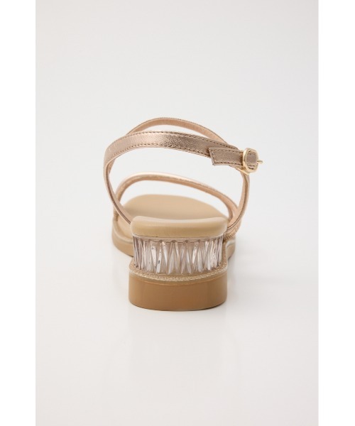 STACCATO(スタッカート)の「プルスコードストラップシャイニーフラット2(サンダル・レディース・シルバー/ゴールド・22.5cm/23.5cm/24.5cm/23.0cm/24.0cm)」の8枚目の写真