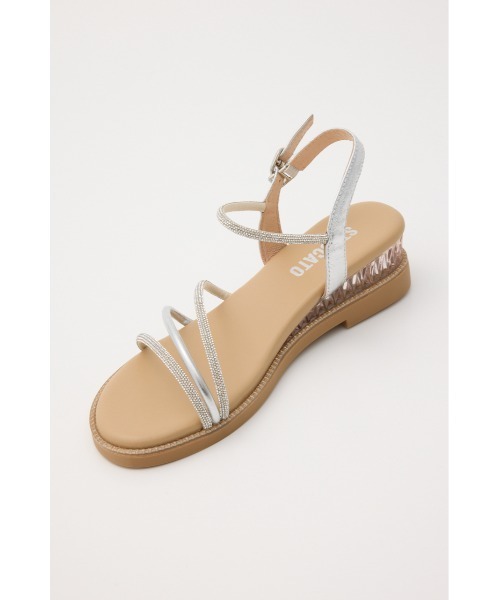 STACCATO(スタッカート)の「プルスコードストラップシャイニーフラット2(サンダル・レディース・シルバー/ゴールド・22.5cm/23.5cm/24.5cm/23.0cm/24.0cm)」の22枚目の写真