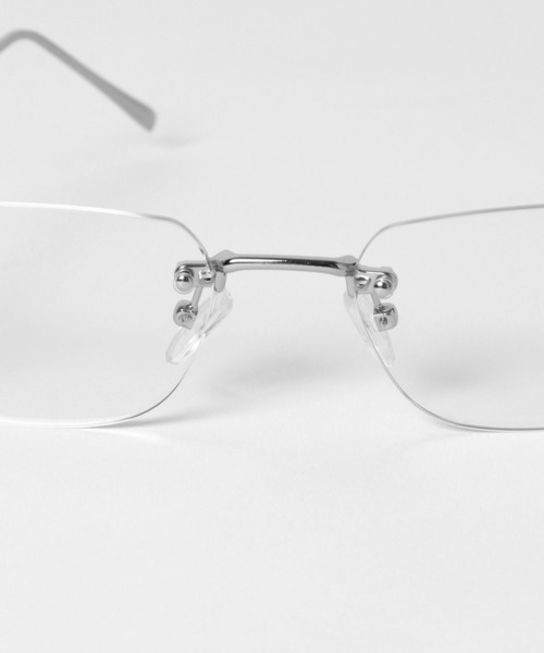 HARE（ハレ）の「【WEB限定】リムレスメガネ(HARE)（メガネ・メンズ・クリア/グレー・FREE）」の9枚目の写真
