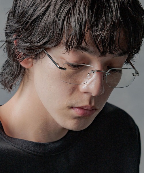 HARE（ハレ）の「【WEB限定】リムレスメガネ(HARE)（メガネ・メンズ・クリア/グレー・FREE）」の17枚目の写真