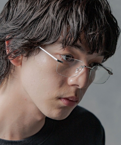 HARE（ハレ）の「【WEB限定】リムレスメガネ(HARE)（メガネ・メンズ・クリア/グレー・FREE）」の18枚目の写真