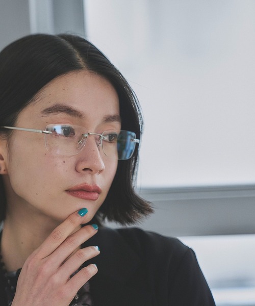 HARE（ハレ）の「【WEB限定】リムレスメガネ(HARE)（メガネ・メンズ・クリア/グレー・FREE）」の22枚目の写真