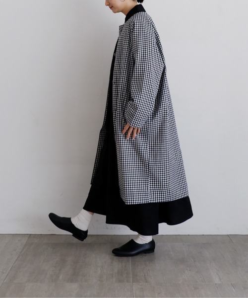 TANDEY　オオカミとフクロウ　オオカミと唄うたいのグリ　黒チェック　コート 冬本番！定番人気＆新作アウターのご紹介 - tandey suuu