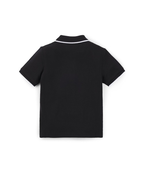 BOSS(ボス)の「キッズ ポロシャツ コットンピケ プリントロゴ(ポロシャツ・キッズ・ブラック・114/100/110/140/150/125)」の2枚目の写真