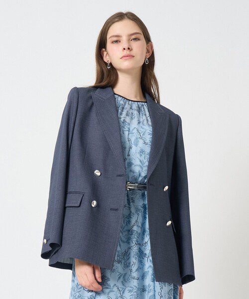 セール】【セットアップ対応商品】オックスストレッチダブルジャケット