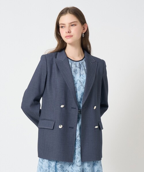 セール】【セットアップ対応商品】オックスストレッチダブルジャケット