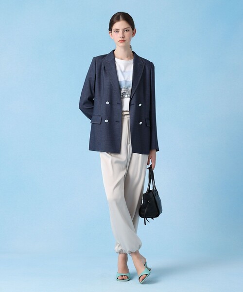 セール】【セットアップ対応商品】オックスストレッチダブルジャケット