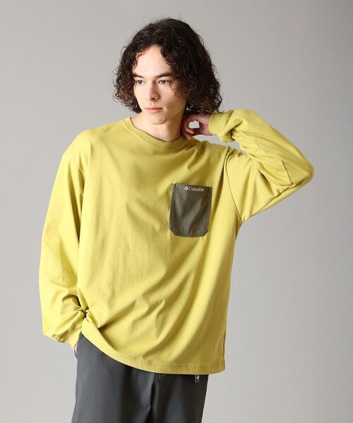 Columbia(コロンビア)の「速乾 UVカット Columbia/ ヤングストリートロングスリーブクルー /コロンビア(Tシャツ/カットソー・メンズ・ホワイト/ネイビー/ブラック/ブラック系その他/グレー/ブルーグリーン/ホワイト系その他/ブラック系その他2/グリーン/ライトオリーブ・S/M/L/XL)」の9枚目の写真