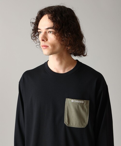 Columbia(コロンビア)の「速乾 UVカット Columbia/ ヤングストリートロングスリーブクルー /コロンビア(Tシャツ/カットソー・メンズ・ホワイト/ネイビー/ブラック/ブラック系その他/グレー/ブルーグリーン/ホワイト系その他/ブラック系その他2/グリーン/ライトオリーブ・S/M/L/XL)」の12枚目の写真