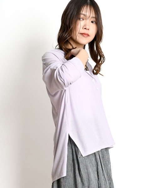 MARAI（マーライ）の「UVカット長袖カーディガン（カーディガン/ボレロ・レディース・ラベンダー/ブルーグレー/ブラック/ライム/ライトグレー・FREE）」の13枚目の写真