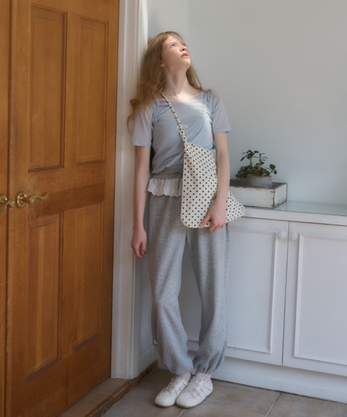 Birthday room(バースデイルーム)の「シアーキャミレイヤードT/sheer camisole layered t-shirt(Tシャツ/カットソー・レディース・サックスブルー/ネイビー/ピンク・FREE)」の10枚目の写真