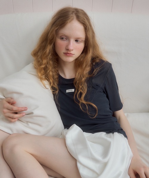 Birthday room(バースデイルーム)の「シアーキャミレイヤードT/sheer camisole layered t-shirt(Tシャツ/カットソー・レディース・サックスブルー/ネイビー/ピンク・FREE)」の8枚目の写真