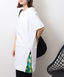ロング柄入りTシャツ