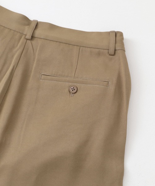 ITEMS URBANRESEARCH（アイテムズ アーバンリサーチ）の「Iridescent Wide Trousers（その他パンツ・メンズ・ブラック/ベージュ/ネイビー・MEDIUM/LARGE）」の12枚目の写真