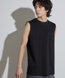 【SLICK/スリック】Compact Honeycomb Sleeveless T-Shirt / コンパクトサーマルスリーブレスTシャツ/ハニカム / ノースリーブTシャツ