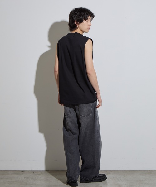 SLICK(スリック)の「【SLICK/スリック】Compact Honeycomb Sleeveless T-Shirt / コンパクトサーマルスリーブレスTシャツ/ハニカム / ノースリーブTシャツ(Tシャツ/カットソー・メンズ・ブラック/ホワイト/ネイビー・1/2/3)」の17枚目の写真