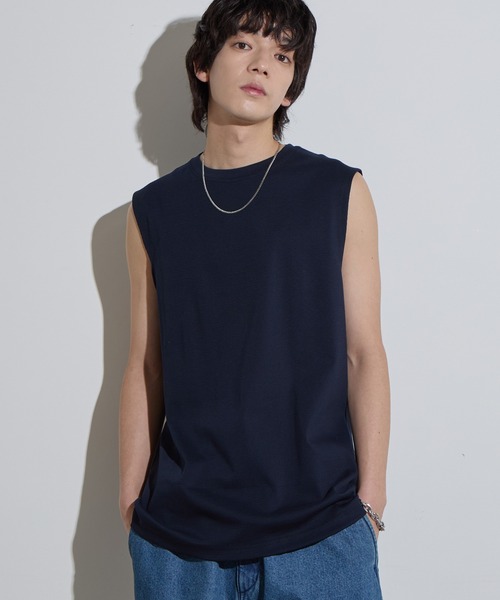 SLICK(スリック)の「【SLICK/スリック】Compact Honeycomb Sleeveless T-Shirt / コンパクトサーマルスリーブレスTシャツ/ハニカム / ノースリーブTシャツ(Tシャツ/カットソー・メンズ・ブラック/ホワイト/ネイビー・1/2/3)」の18枚目の写真