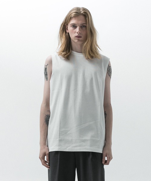 SLICK(スリック)の「【SLICK/スリック】Compact Honeycomb Sleeveless T-Shirt / コンパクトサーマルスリーブレスTシャツ/ハニカム / ノースリーブTシャツ(Tシャツ/カットソー・メンズ・ブラック/ホワイト/ネイビー・1/2/3)」の6枚目の写真