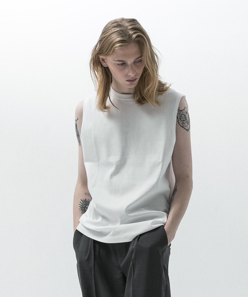 SLICK(スリック)の「【SLICK/スリック】Compact Honeycomb Sleeveless T-Shirt / コンパクトサーマルスリーブレスTシャツ/ハニカム / ノースリーブTシャツ(Tシャツ/カットソー・メンズ・ブラック/ホワイト/ネイビー・1/2/3)」の7枚目の写真