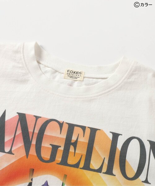 F.O.KIDS（エフオーキッズ）の「【エヴァンゲリオン】グラフィックTシャツB（オトナ）（Tシャツ/カットソー・メンズ・ブラック/オフホワイト・LARGE/MEDIUM）」の10枚目の写真