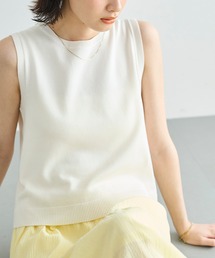 ノースリーブショートニット