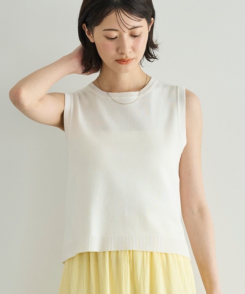 MSasab 未使用品　Sov. ニット アメリカンノースリーブニット ノースリーブニットプルオーバー｜ファッション通販のSTRIPE CLUB