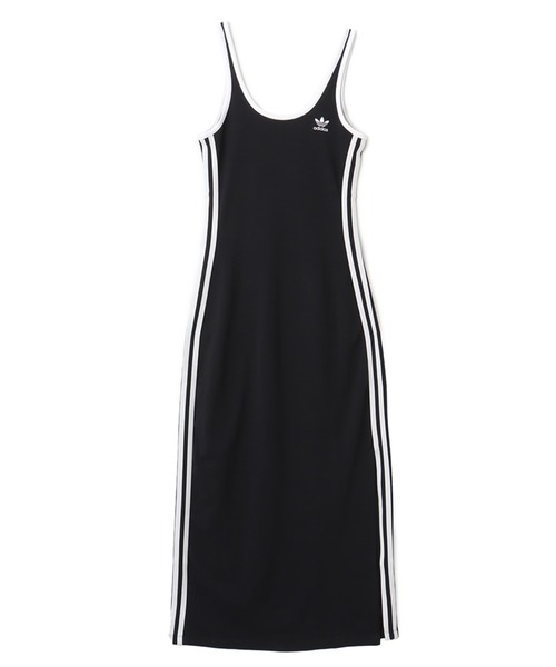 adidas アディカラー 3S タンク マキシ ドレス adidas 3S TANK DRESS / アディダス 3 ストライプ タンク ドレス