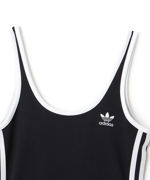 adidas 3S TANK DRESS / アディダス 3 ストライプ タンク ドレス