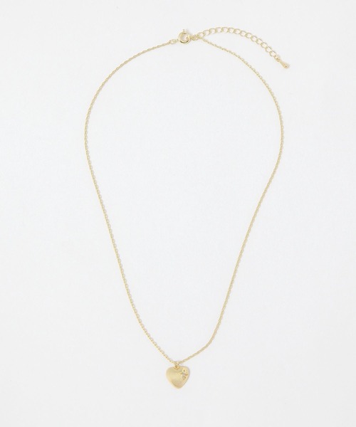 FOREVER 21（フォーエバー トゥエンティーワン）の「ハートネックレス２（ネックレス・レディース・ゴールド/シルバー・FREE）」の5枚目の写真