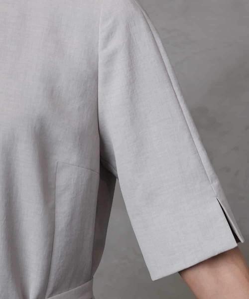 MICHEL KLEIN（ミッシェル・クラン）の「[機能性素材]ドライワンピース(セットアップ対応)（ワンピース・レディース・グレー/ブラック・38）」の19枚目の写真