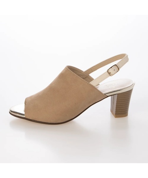 Riz raffinee(リズラフィーネ)の「カバードサンダル(サンダル・レディース・ブルーグレー/サンドベージュ/ブラック系その他4・22.5cm/23cm/23.5cm/24cm/24.5cm)」の4枚目の写真