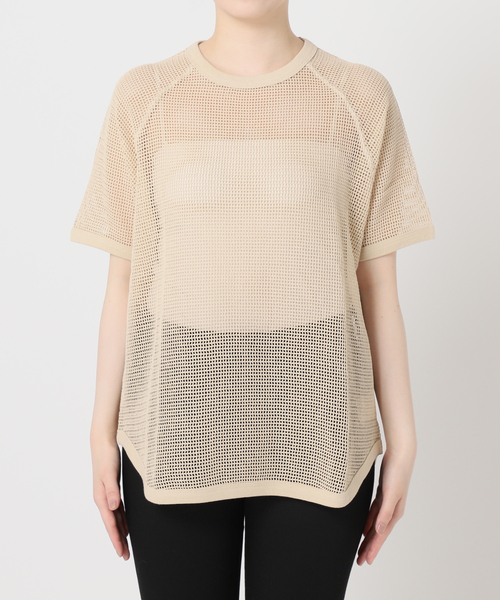 JOURNAL STANDARD(ジャーナルスタンダード)の「メッシュ TEE(Tシャツ/カットソー・レディース・ベージュ/ブラック系その他・FREE)」の15枚目の写真