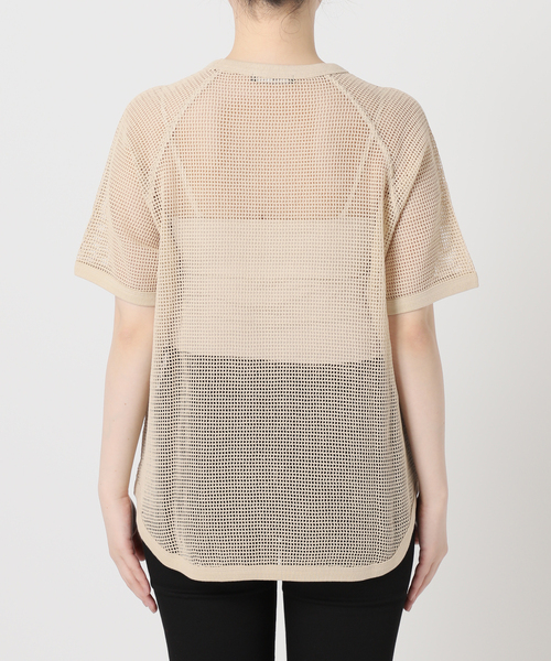 JOURNAL STANDARD(ジャーナルスタンダード)の「メッシュ TEE(Tシャツ/カットソー・レディース・ベージュ/ブラック系その他・FREE)」の17枚目の写真