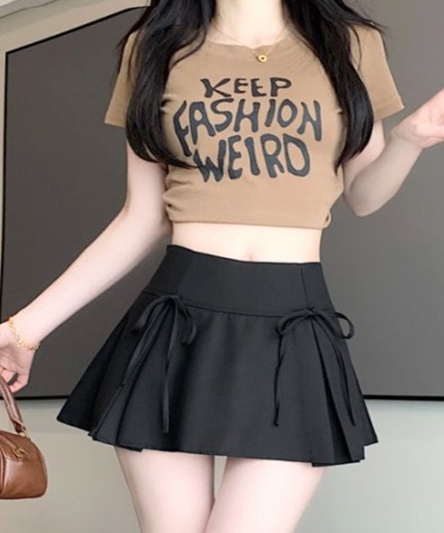Riff(リフ)の「リボンミニスカート インナーパンツ付き(スカート・レディース・ホワイト/ブラック/グレー・S/M/L)」の16枚目の写真