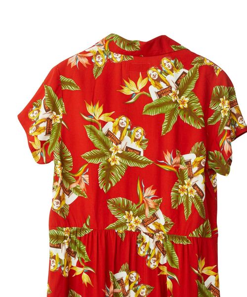 ▪️hysteric 総柄　ワンピース　襟取り外し可能　赤　ヒステリックグラマー STYLING | HYSTERIC GLAMOUR ONLINE STORE ヒステリックグラマー
