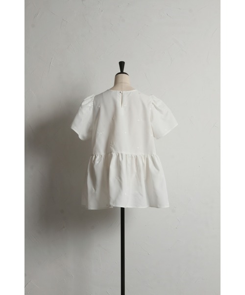 ZOZO限定】ハート刺繍ペプラムブラウス（シャツ/ブラウス