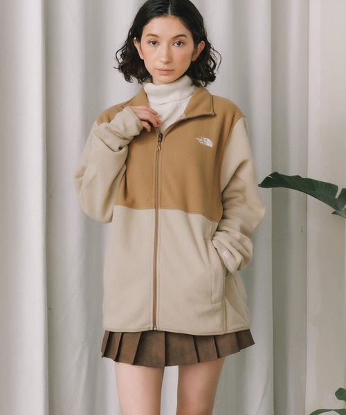 THE NORTH FACE(ザノースフェイス)の「日本未発売 THE NORTH FACE/ザノースフェイス M ALPINE POLARTEC 100 JACKET アルパイン ポーラーテック フリースジャケット(ブルゾン・レディース・ベージュ・L/XL)」の2枚目の写真