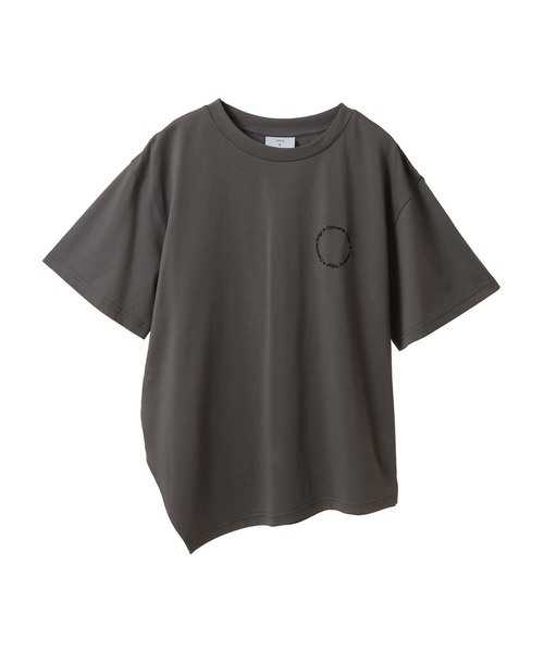CONVERSE TOKYO（コンバーストウキョウ）の「ASYMMETRY EMBROIDERY LOGO TEE（Tシャツ/カットソー・レディース・ミント/チャコールグレー/ホワイト・FREE）」の10枚目の写真